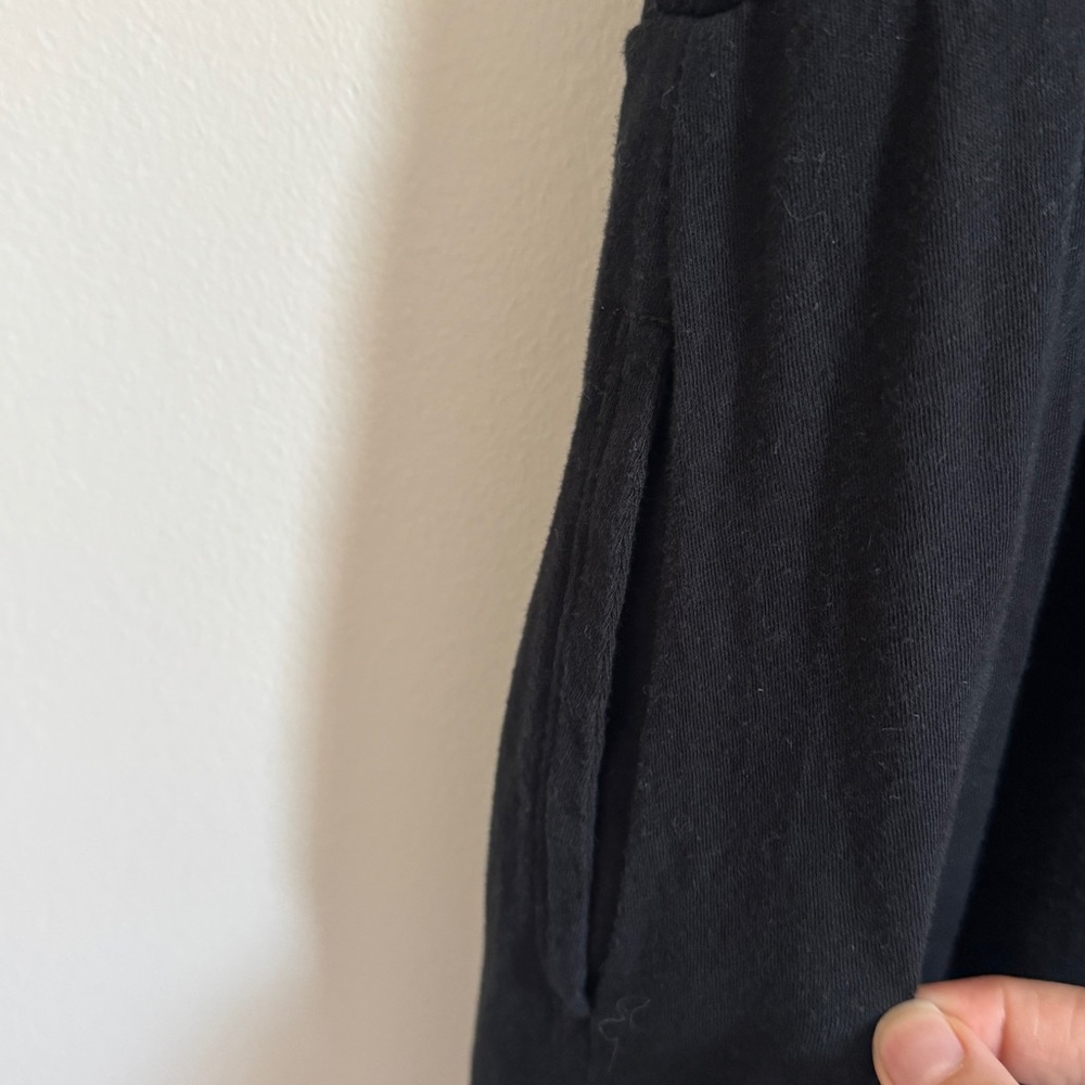 Aerie Smocked Wide Leg Jumpsuit Size Small Black - Picture 6 of 7
